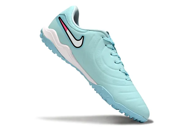 Nike Bleu Rose Low-Cut Tige Synthétique Panneau Texturé Construction Gazon Artificiel Chaussures de Football 2