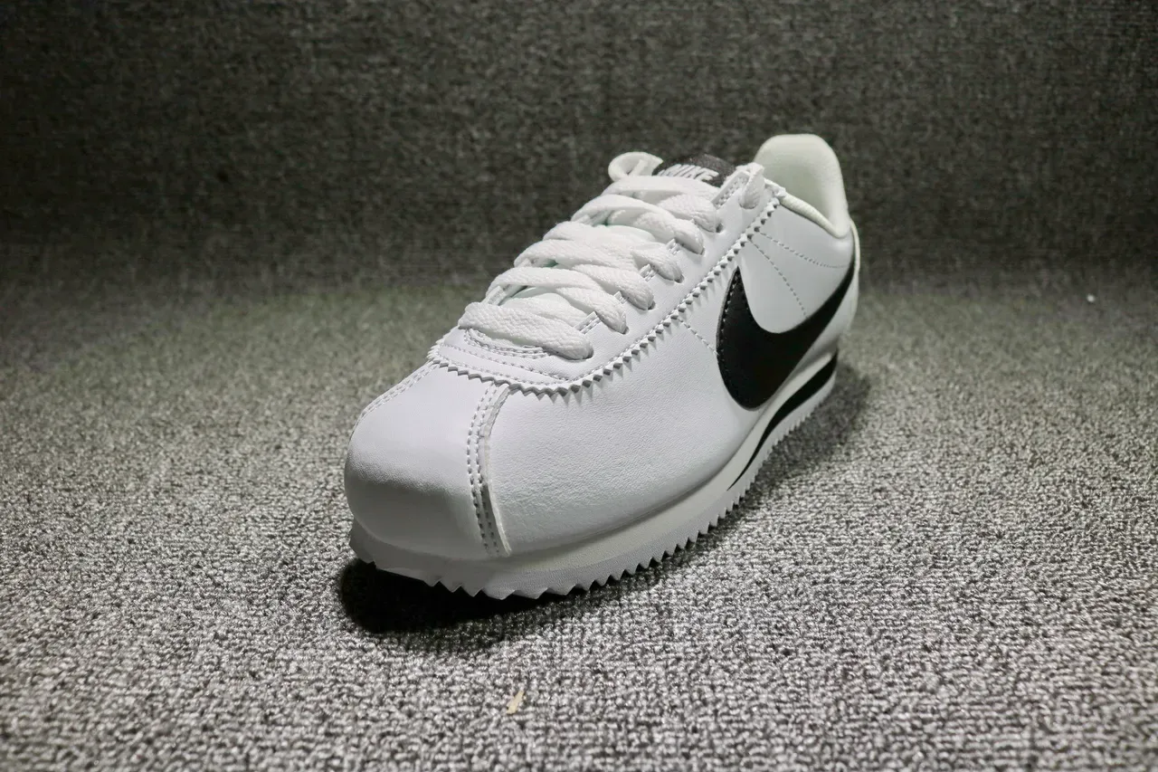 Nike Cortez White Black Lifestyle Sneakers 11