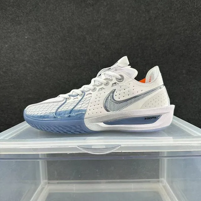 Nike Cosmic Unity Chaussures de basket-ball blanc lac bleu 2