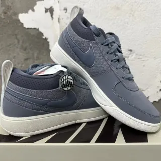 Nike Court Legacy Low أزرق أبيض لسان مثقوب أحذية رياضية أسلوب حياة