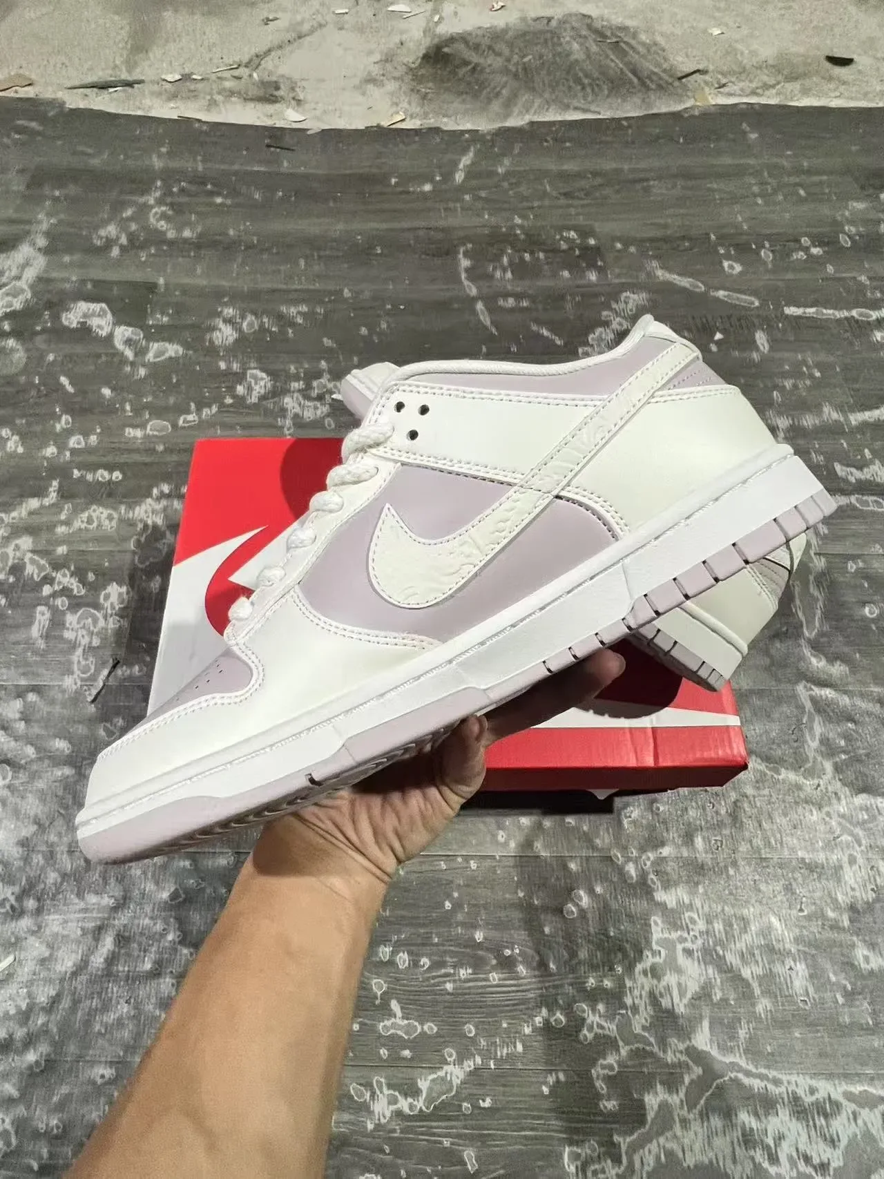 Nike Dunk Low lavanda claro Lifestyle Sneakers 5
