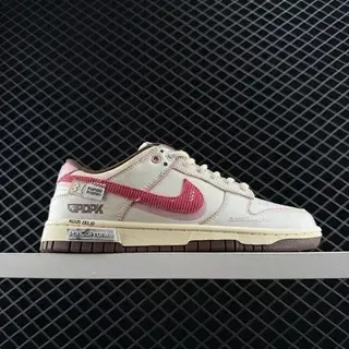 Nike Dunk Low Off-White Pink Brown حذاء لايف ستايل