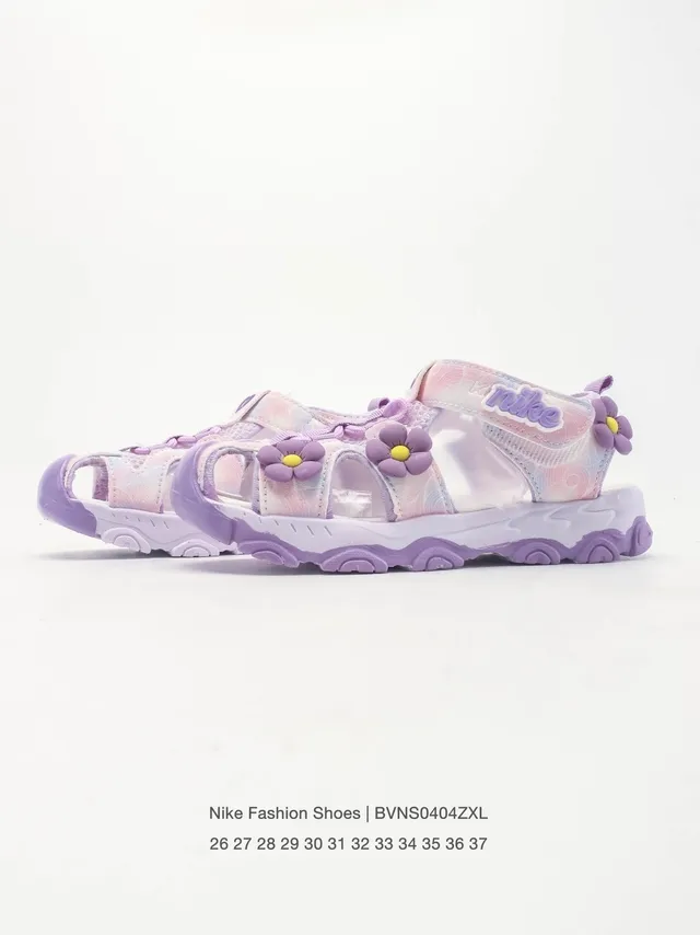 Nike 花卉装饰 多带 粗底 休闲凉鞋 6