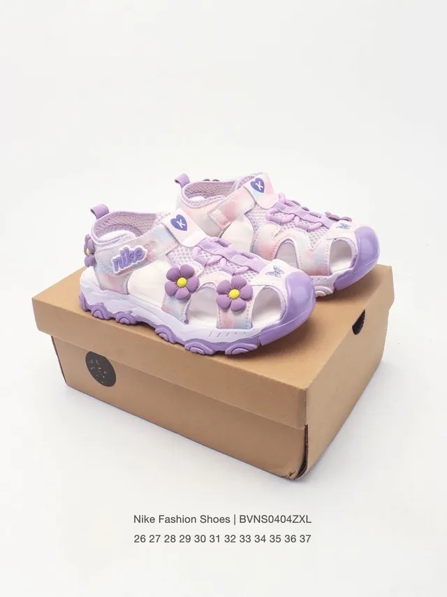 Nike 花卉装饰 多带 粗底 休闲凉鞋 8