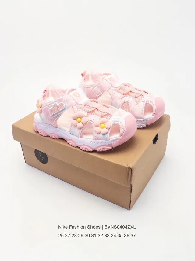Nike 花卉装饰 多带 粗底 休闲凉鞋 16