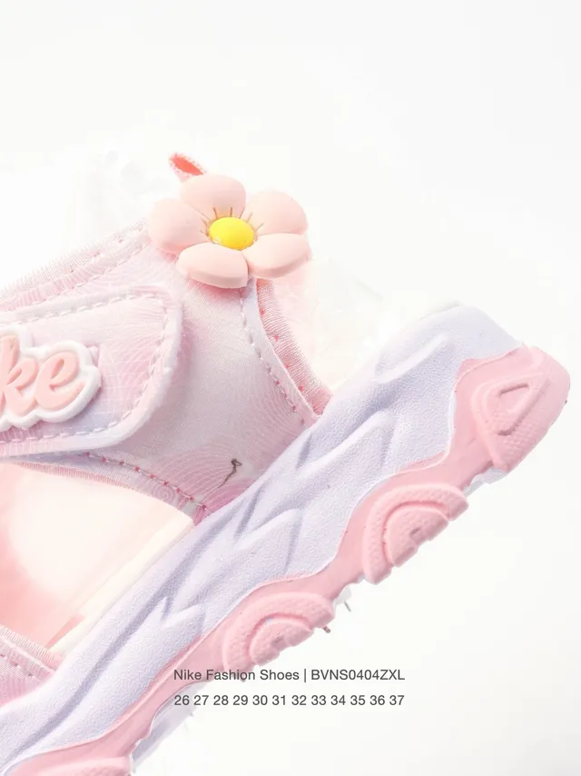 Nike 花卉装饰 多带 粗底 休闲凉鞋 18