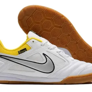 Nike Gato أبيض أصفر منخفض الجزء العلوي شبكة اصطناعية علوية أحذية رياضية