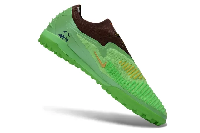 Nike हरा-भूरा लो-कट किनेटिक अपर मोल्डेड सिंथेटिक ओवरले आर्टिफिशियल ग्रास फुटबॉल जूते 2