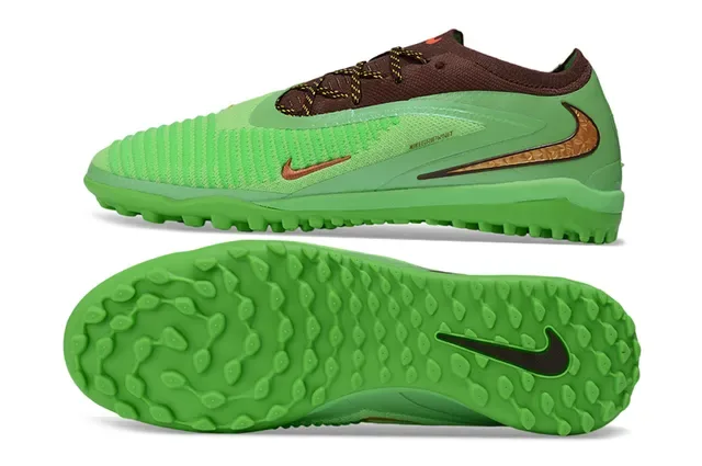 Nike हरा-भूरा लो-कट किनेटिक अपर मोल्डेड सिंथेटिक ओवरले आर्टिफिशियल ग्रास फुटबॉल जूते 6