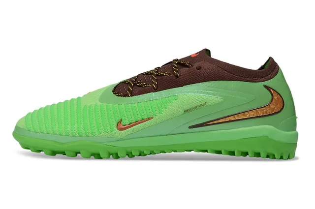 Nike हरा-भूरा लो-कट किनेटिक अपर मोल्डेड सिंथेटिक ओवरले आर्टिफिशियल ग्रास फुटबॉल जूते 7