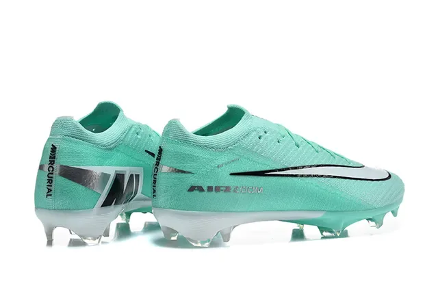 Nike Vert Blanc Upper en Tricot Ajustement Dynamique Collerette Ground Ferme Chaussures de football 5