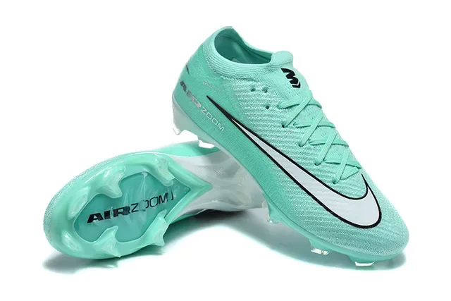 Nike Vert Blanc Upper en Tricot Ajustement Dynamique Collerette Ground Ferme Chaussures de football 7