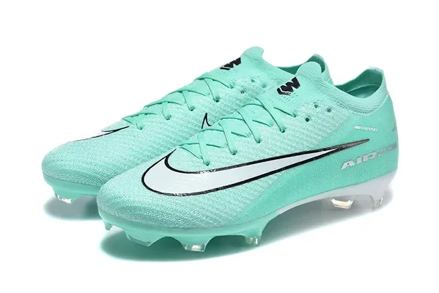Nike Vert Blanc Upper en Tricot Ajustement Dynamique Collerette Ground Ferme Chaussures de football 8