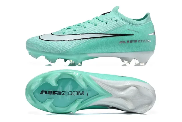 Nike Vert Blanc Upper en Tricot Ajustement Dynamique Collerette Ground Ferme Chaussures de football 9