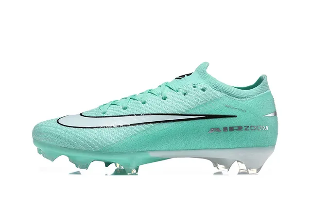 Nike Vert Blanc Upper en Tricot Ajustement Dynamique Collerette Ground Ferme Chaussures de football 10