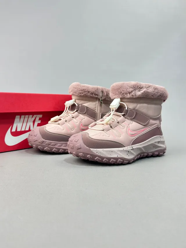 Nike 保暖毛边高帮雪靴 20