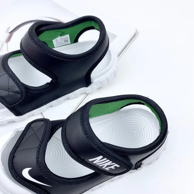 Nike Kids Blue Two-Strap Velcro Casual Sandals 9