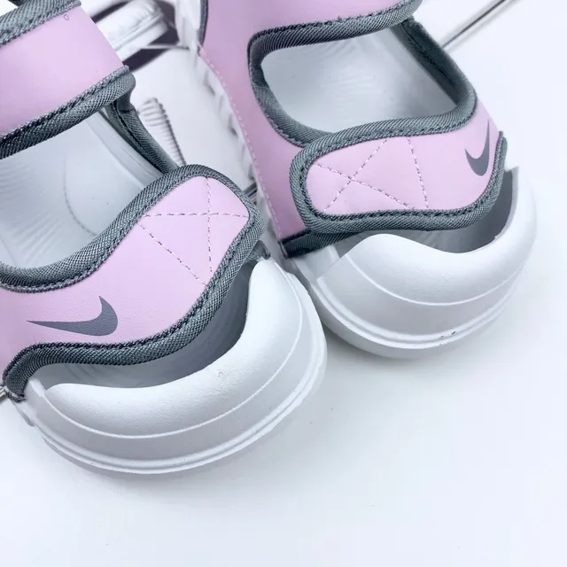 Nike Kids Blue Two-Strap Velcro Casual Sandals 18