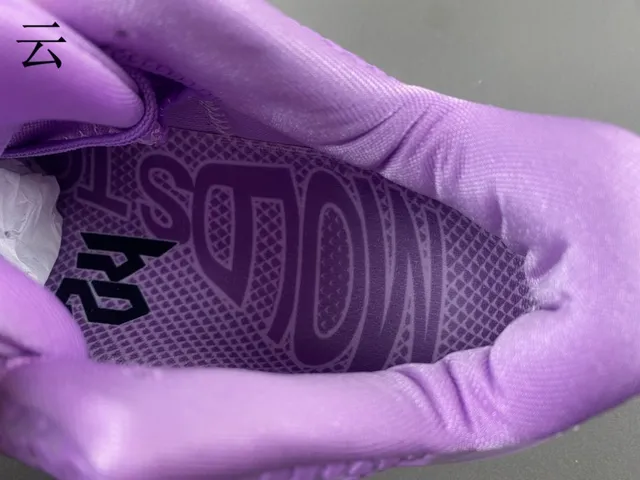 Nike Kobe 6 Protro बैंगनी काला बास्केटबॉल जूते 7