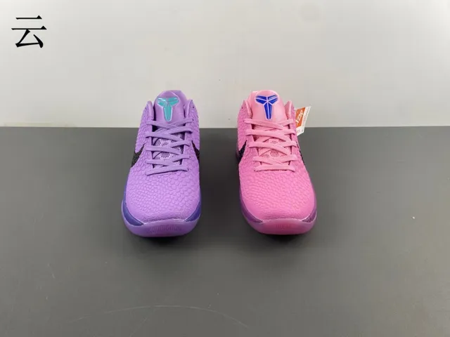 Nike Kobe 6 Protro बैंगनी काला बास्केटबॉल जूते 11