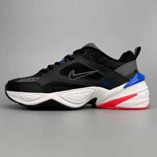 Nike M2K Tekno أسود أبيض أحمر أزرق أسلوب الحياة حذاء رياضي