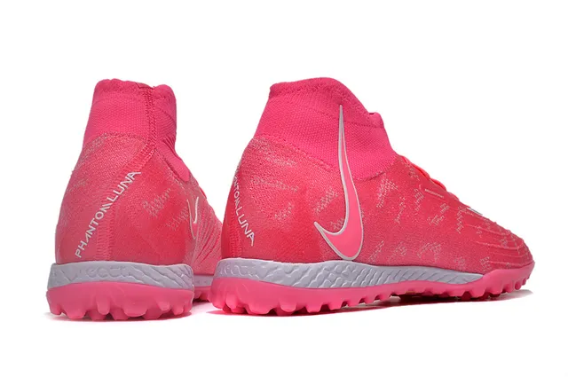 Nike Mercurial Superfly 粉色 高帮 人工草坪 足球鞋 5