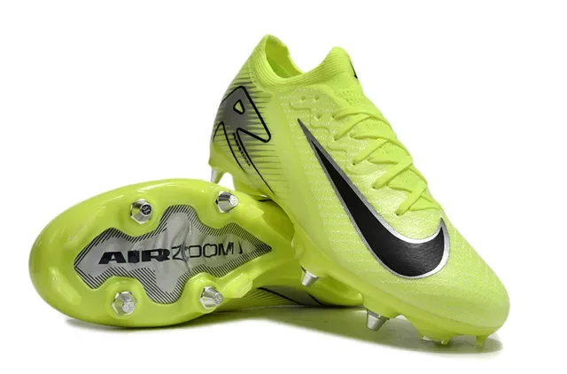 耐克 Mercurial Vapor Air Zoom 霓虹黄 天然草地足球鞋 3
