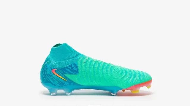 Nike Mercurial Vapor Azul Rosa Alto Corte Tricô Laços Assimétricos Campo Firme Sapatos de Futebol 11