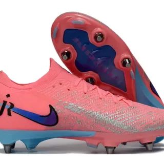 Nike Mercurial Vapor CR7 Coral Pink Blue chaussures de football pour terrain ferme