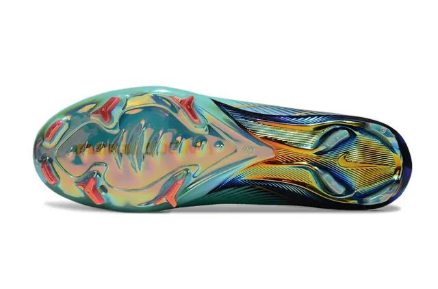 Nike Mercurial Vapor Mint Gold Iridescent Zapatos de fútbol para tierra firme 6