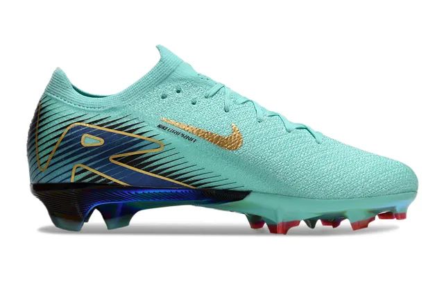 Nike Mercurial Vapor Mint Gold Iridescent Zapatos de fútbol para tierra firme 7