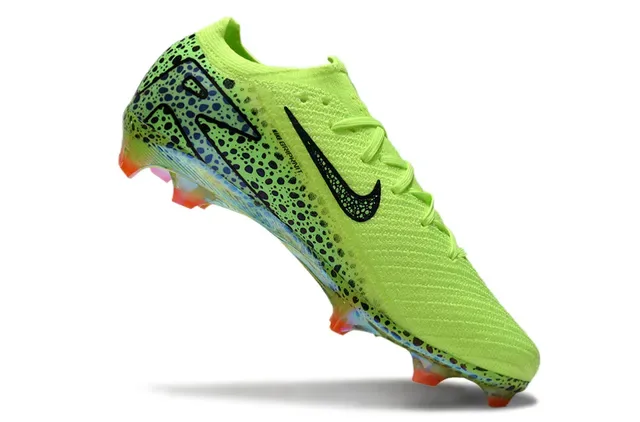 नाइके Mercurial Vapor Neon Lime Green Black Speckle Firm Ground फुटबॉल जूते 2