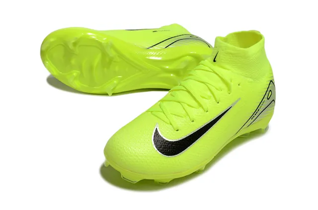 Nike Mercurial Vapor Jaune Néon Firm-Ground Chaussures de football 3