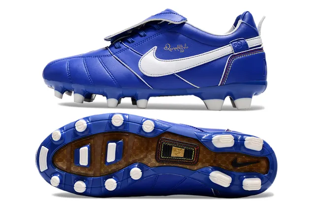 نيكي Mercurial Vapor Ronaldo بني ذهبي Firm-Ground أحذية كرة القدم 7