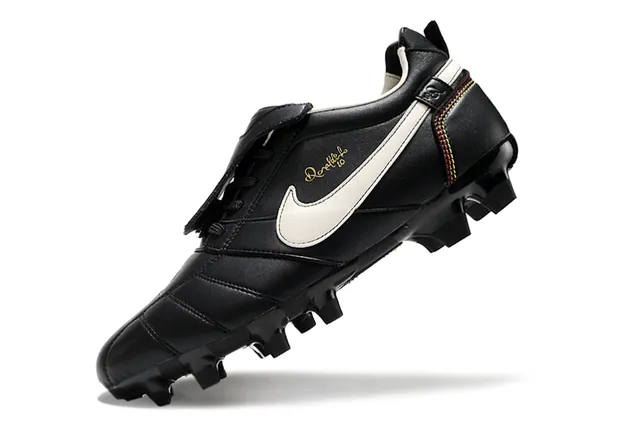 نيكي Mercurial Vapor Ronaldo بني ذهبي Firm-Ground أحذية كرة القدم 10