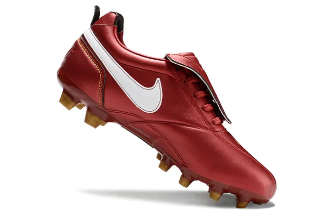 نيكي Mercurial Vapor Ronaldo بني ذهبي Firm-Ground أحذية كرة القدم 16