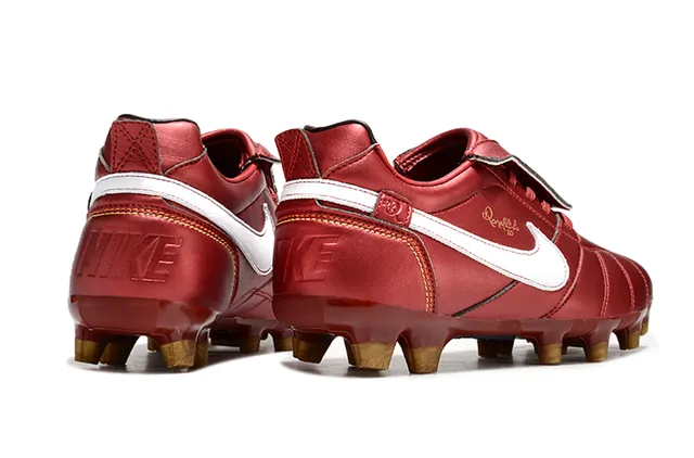 نيكي Mercurial Vapor Ronaldo بني ذهبي Firm-Ground أحذية كرة القدم 19