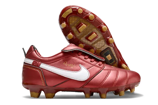 نيكي Mercurial Vapor Ronaldo بني ذهبي Firm-Ground أحذية كرة القدم 20