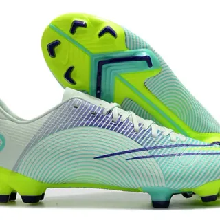 Nike Mercurial Vapor Wave Pattern Mint and Neon Lime Firm-Ground Soccer Shoes