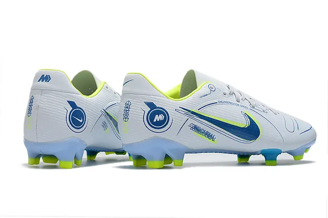 Nike Mercurial Vapor Wave Pattern मिंट और नियोन लाइम फर्म-ग्राउंड सोकर शूज 3