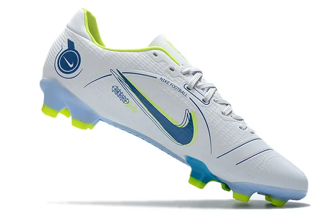 Nike Mercurial Vapor Wave Pattern मिंट और नियोन लाइम फर्म-ग्राउंड सोकर शूज 7