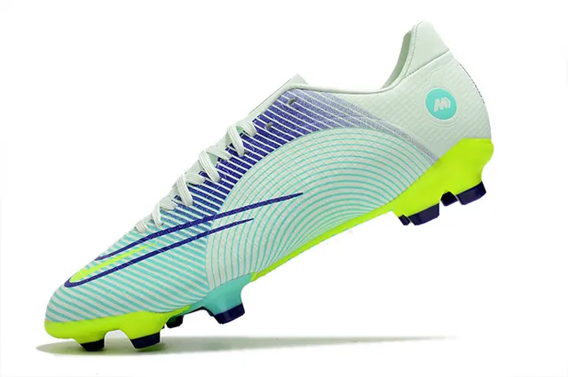 Nike Mercurial Vapor Wave Pattern मिंट और नियोन लाइम फर्म-ग्राउंड सोकर शूज 10