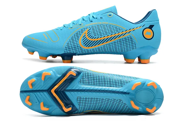Nike Mercurial Vapor Wave Pattern मिंट और नियोन लाइम फर्म-ग्राउंड सोकर शूज 20