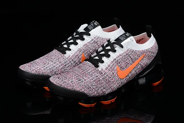 Nike Multicolor Orange Knit Upper Visible Air Cushioning Lifestyle Sneakers 3