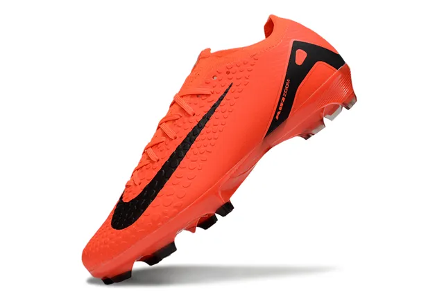 نيك Nike أحذية كرة القدم برتقالي أسود منخفضة القطع نصيغة مدببة مقدمة أرضية صلبة 3
