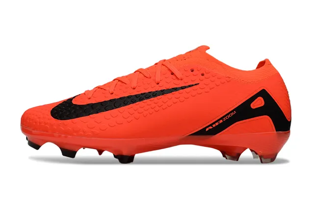 نيك Nike أحذية كرة القدم برتقالي أسود منخفضة القطع نصيغة مدببة مقدمة أرضية صلبة 7
