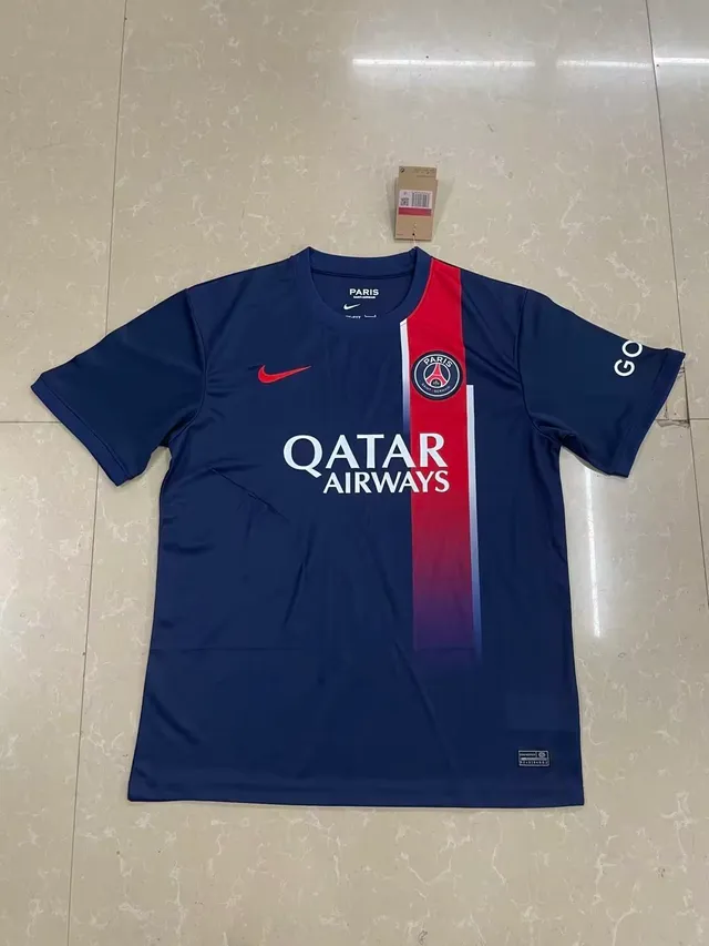 Nike Paris Saint-Germain Qatar Airways 海军蓝渐变条纹球衣 3