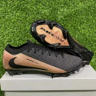 Nike Phantom GT Air Zoom Preto Cobre Chuteiras de futebol Grama Firme