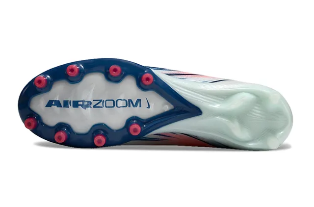 Nike Phantom GT Air Zoom Blanc Bleu Rose Chaussures de football pour terrain ferme 6