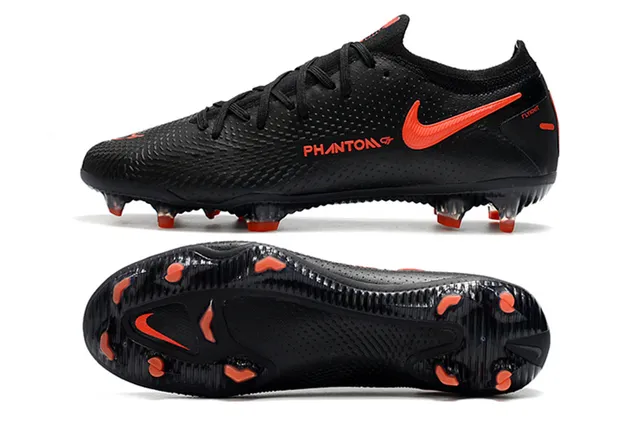 Nike Phantom GT Black Orange Firm-Ground ফুটবল জুতা 2